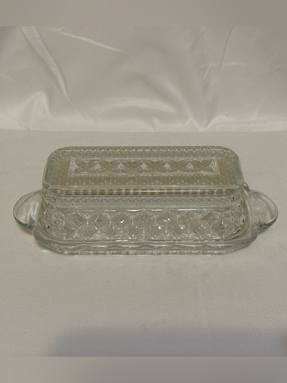 Anchor Hocking Wexford Butter Dish